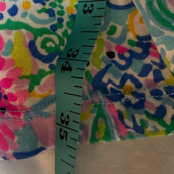 Lilly Pulitzer Geanna Tierred Swing Dress Amalfi Alligator Isle, Size M, EUC - Picture 5 of 9